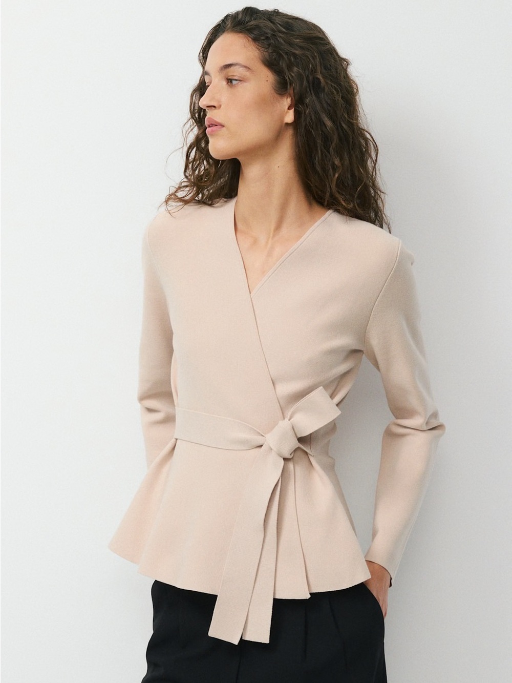 NWT - Babaton Commuter Commuro Cardigan - Wonder Yarn - Ballet Pink - Size X
